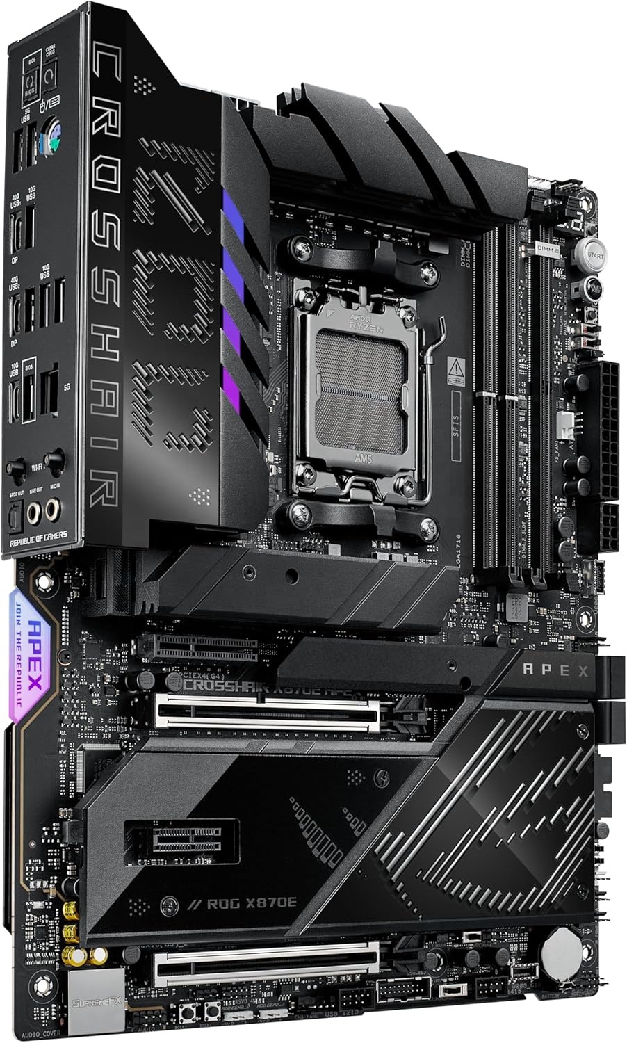 لوحة أم Rog Crosshair X870e Ap - مراجعة X870E Atx Motherboard وسعره